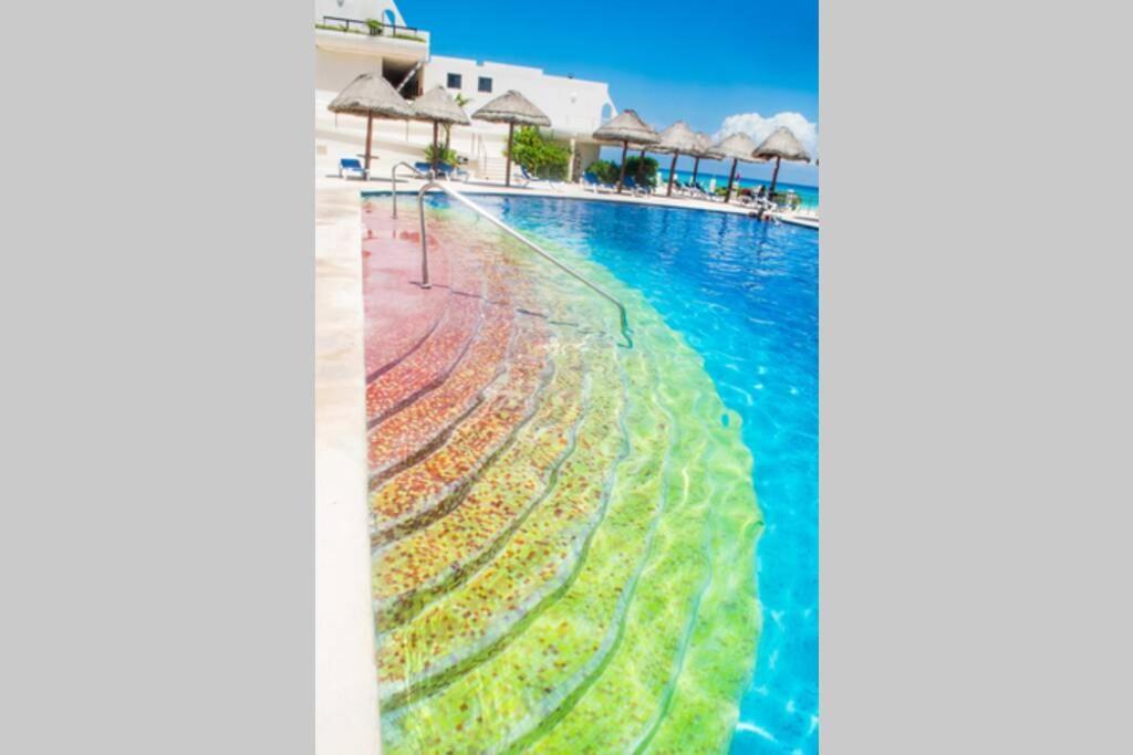 Villas Marlin 108, A Pie De Playa, Albercas, Jacuzi, Ubicacion Inmejorable Cancun Exterior photo