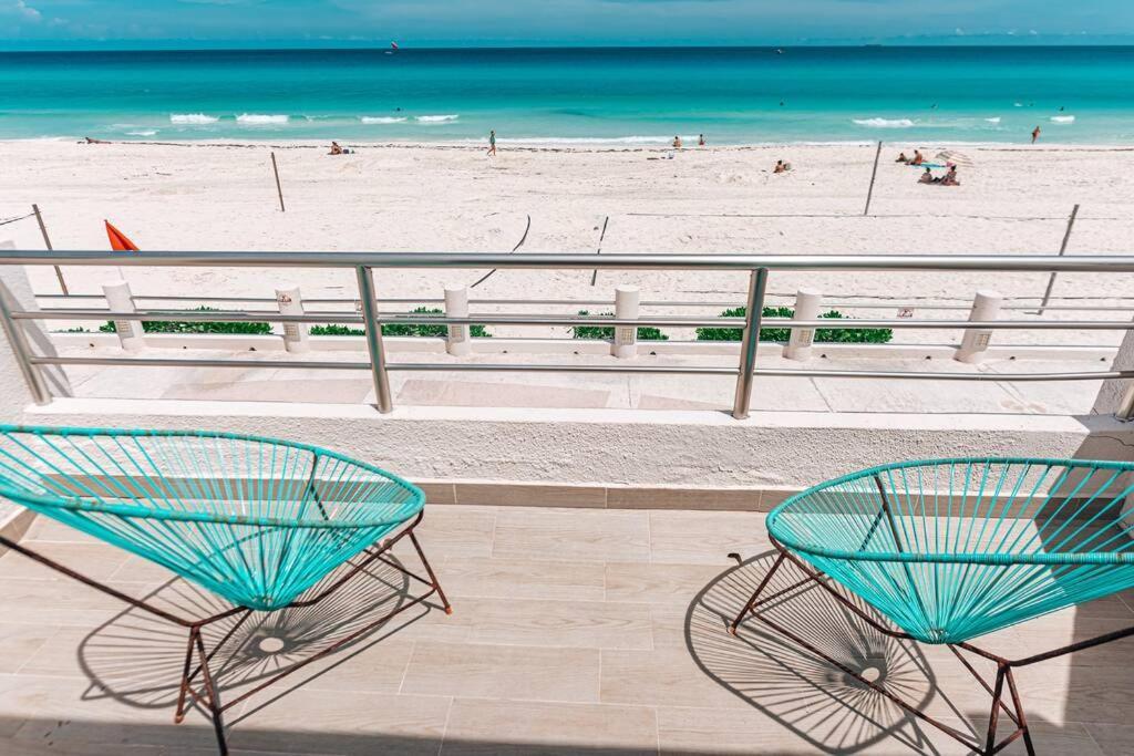 Villas Marlin 108, A Pie De Playa, Albercas, Jacuzi, Ubicacion Inmejorable Cancun Exterior photo