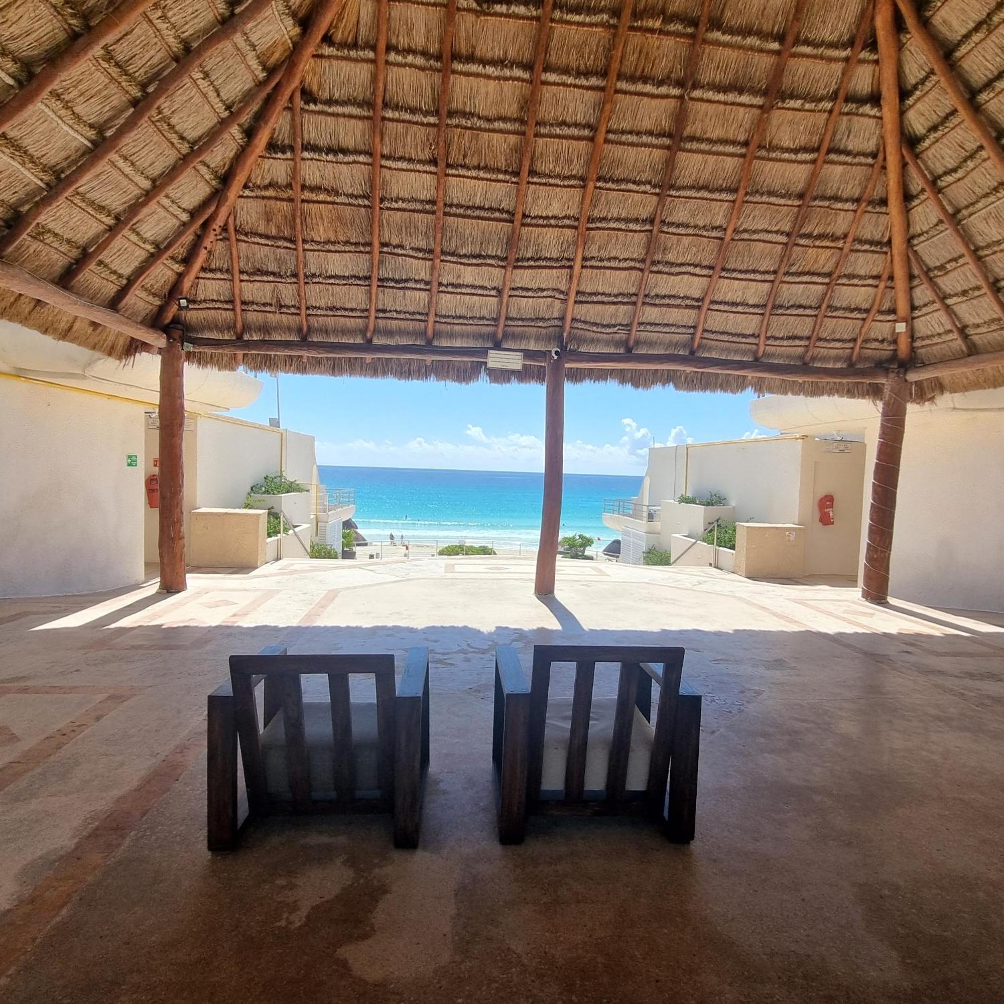 Villas Marlin 108, A Pie De Playa, Albercas, Jacuzi, Ubicacion Inmejorable Cancun Exterior photo