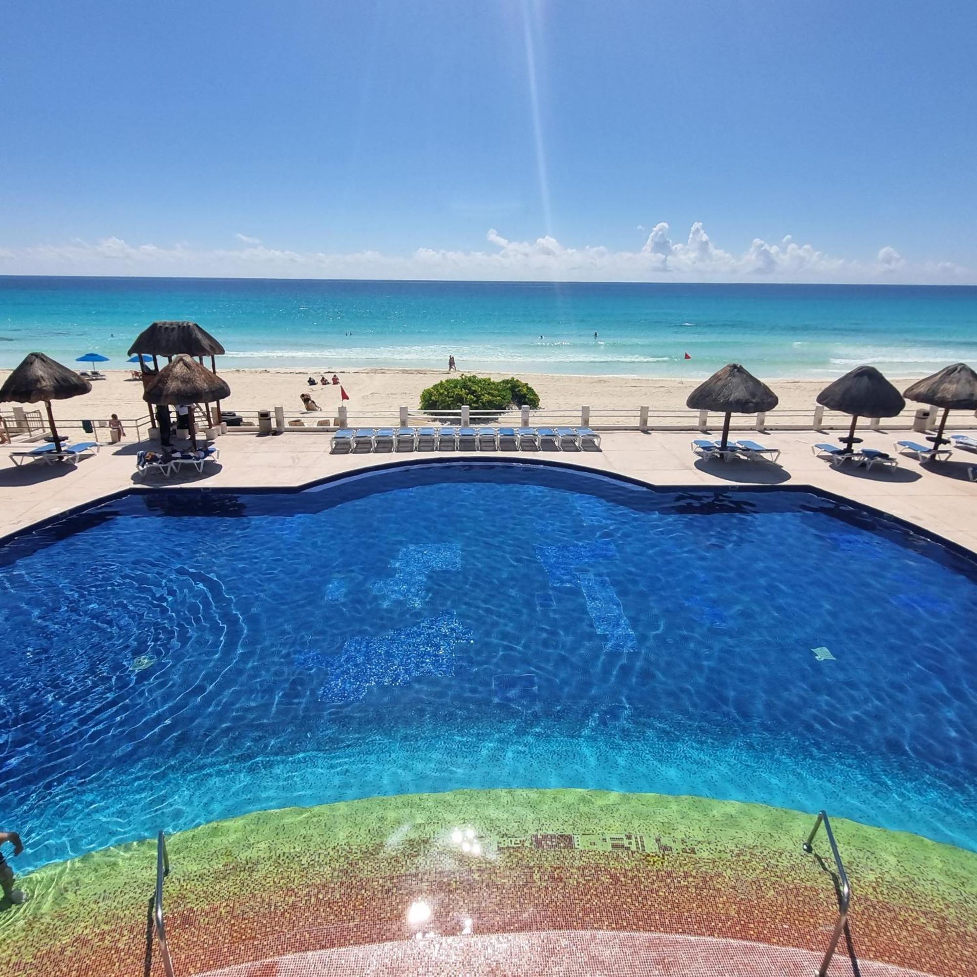 Villas Marlin 108, A Pie De Playa, Albercas, Jacuzi, Ubicacion Inmejorable Cancun Exterior photo